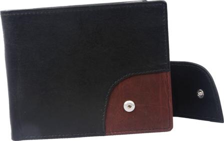 W071 Black & Brown color Wallet(RFID)